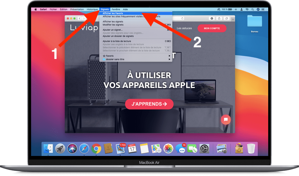 Comment afficher les favoris sur Mac Safari