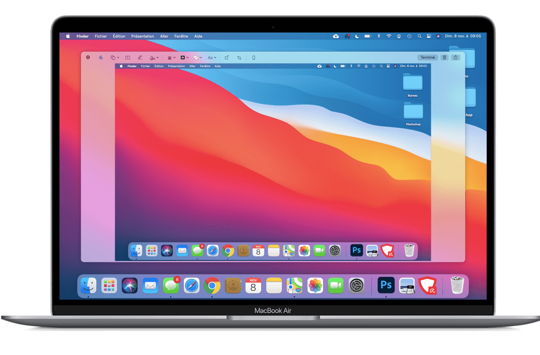 Comment faire une capture d'écran sur Mac- Apple - macOS