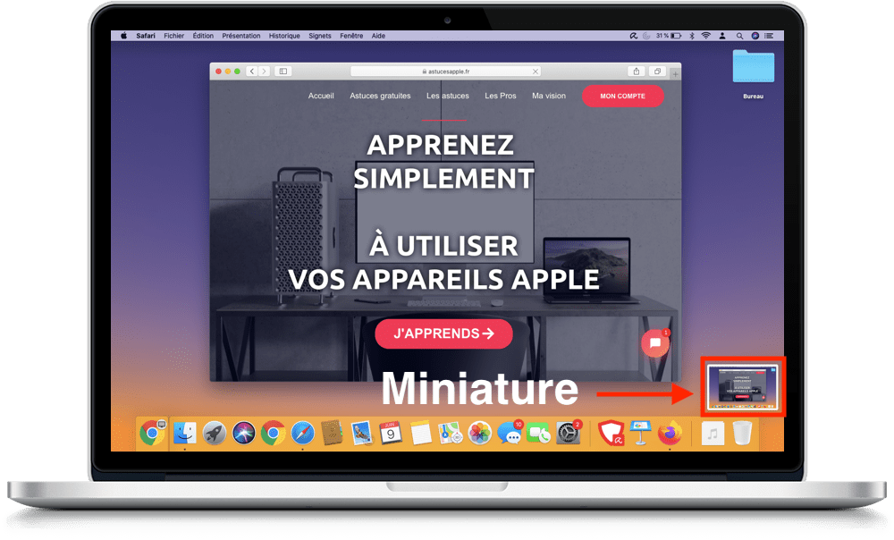 Comment faire une capture d'écran sur Mac