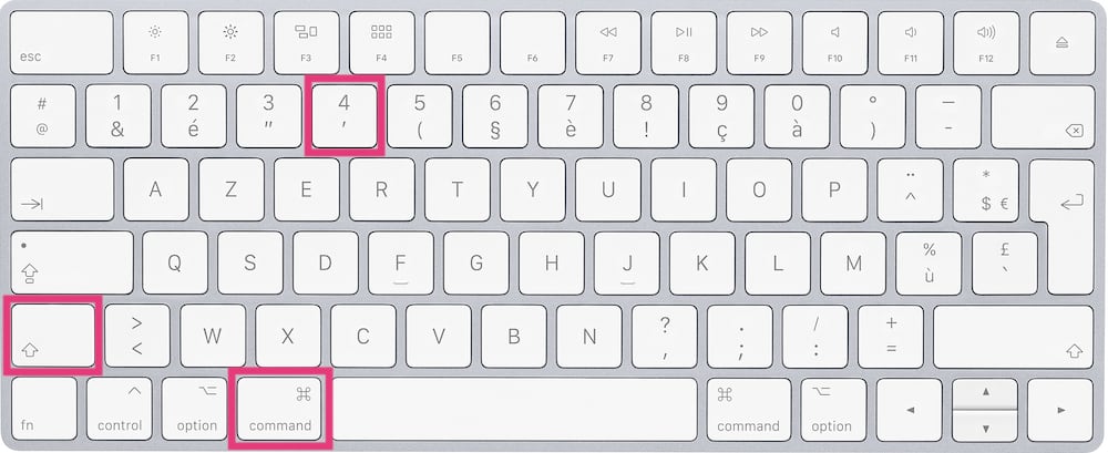 Comment faire une capture d'une zone de l'écran sur Mac