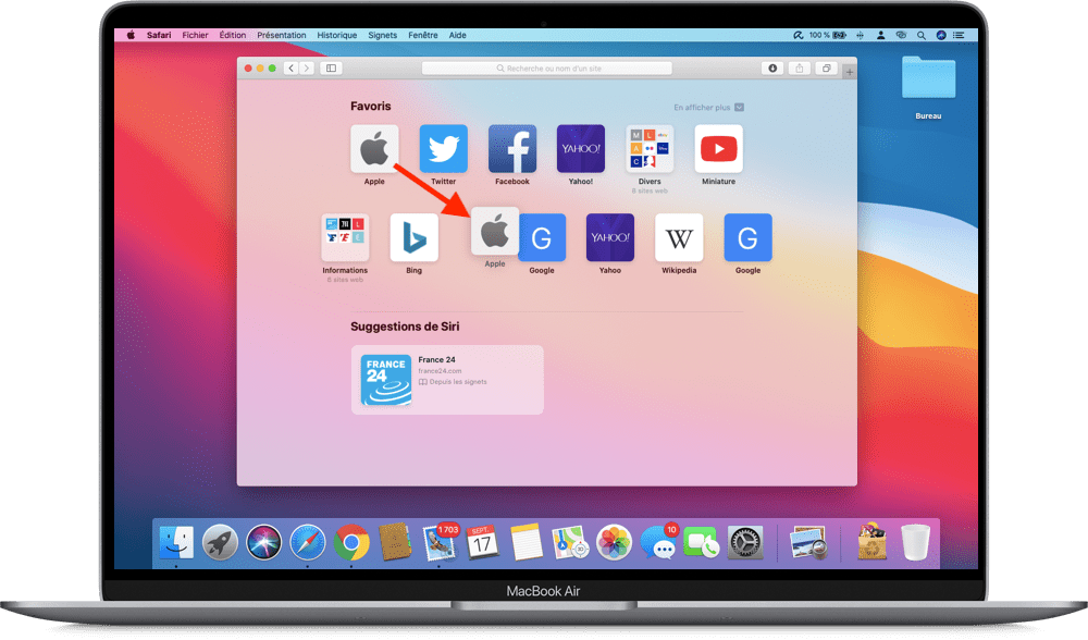 mettre safari en francais pour mac