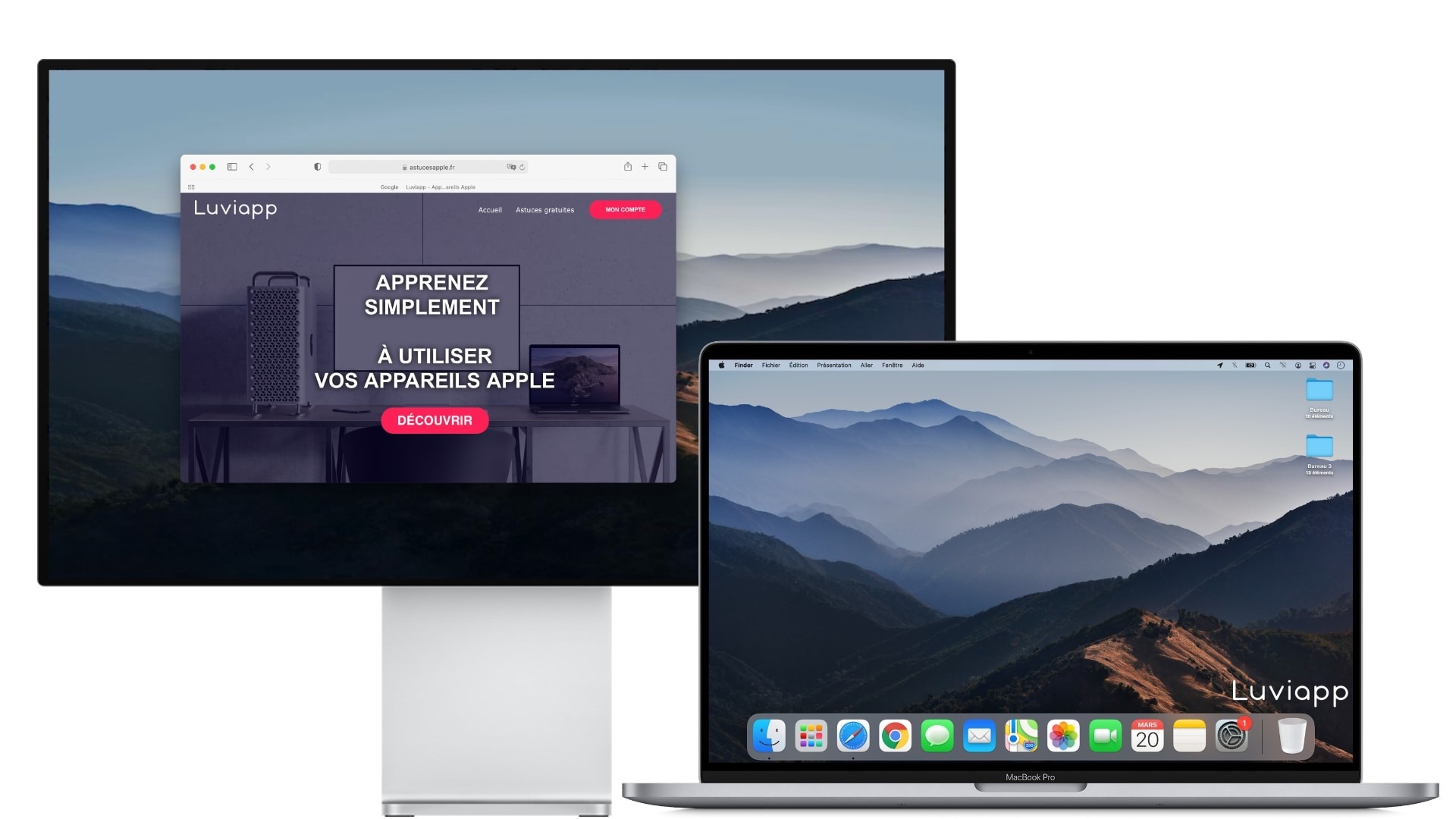 Passer d'un écran à un autre Mac