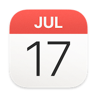icon calendrier macOS