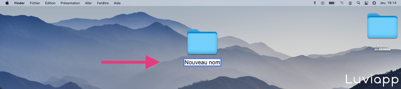 Changer nom fichiers dossiers macOS