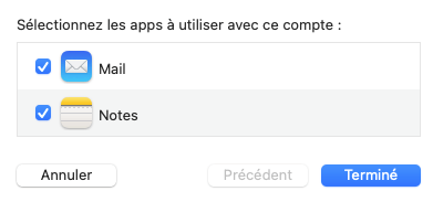 Ajouter compte mail OVH Apple Mail