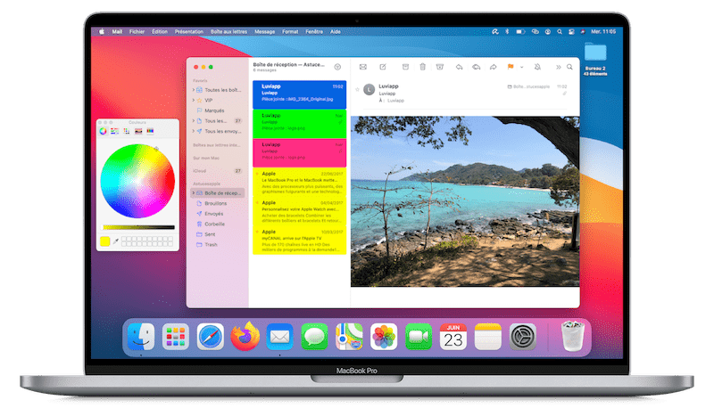 Comment ajouter des couleurs aux mails mac