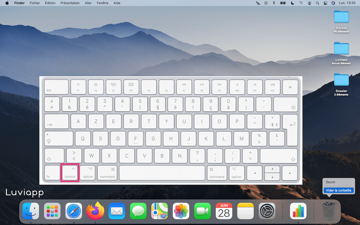 Comment vider corbeille macOS